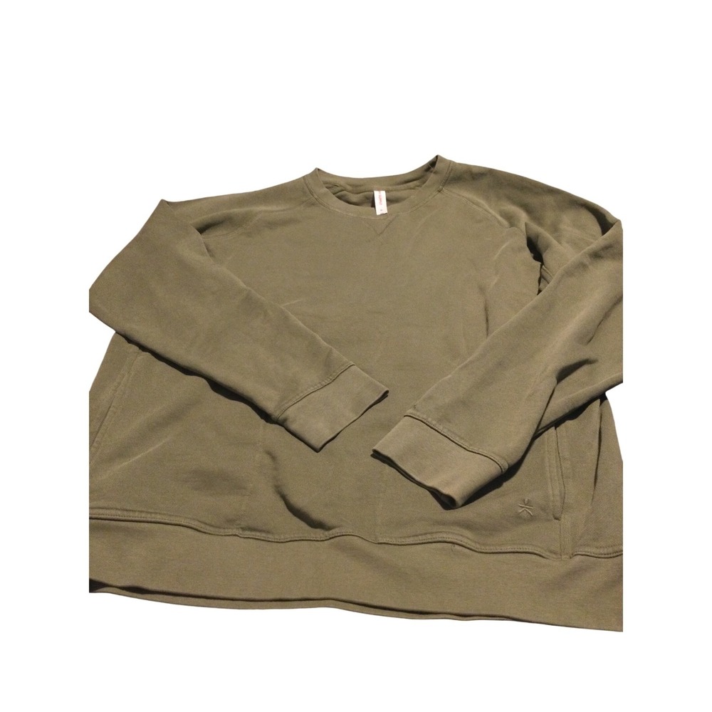 Known Supply Olive Green Raglan Sweatshirt Size Medium